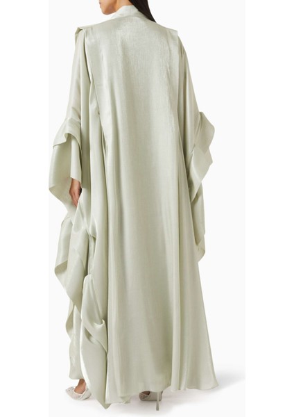 Şık Tasarımlı 3 Parça Abaya Seti Pamuk Organza ile Rahat ve Zarif Görünüm modelleri