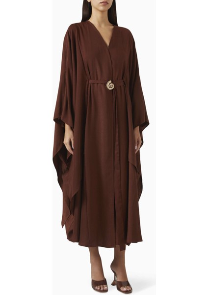 Ayarlanabilir Bel Kemeri ve Kaftan Kollu Abaya ile Sheila Hedersiz Şıklık ve Rahatlık