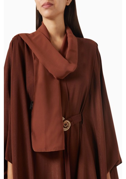 Ayarlanabilir Bel Kemeri ve Kaftan Kollu Abaya ile Sheila Hedersiz Şıklık ve Rahatlık fırsatları