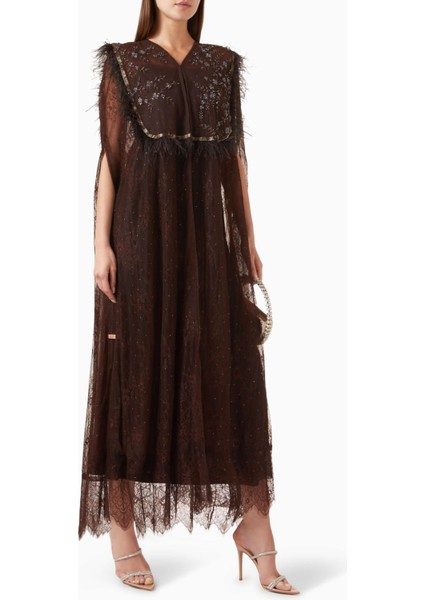 Şık Pulpayet ve Tüy Süslemeli Abaya ile Zarif ve Rahat Stil Yaratın fiyatları