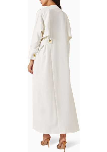 Şık Trench Coat Tarzı Abiye ile Günlük ve Gece Kombinleri Için Modern Kullanım modelleri