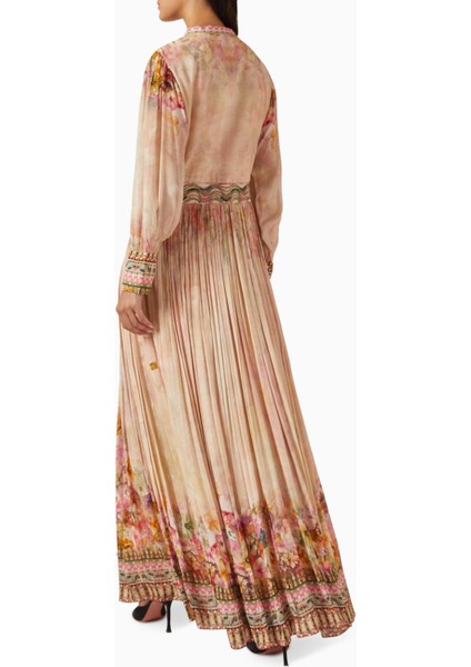 Şık Dantel Detaylı Çiçek Desenli Maxi Elbise ile Tarzınızı Yükseltin modelleri