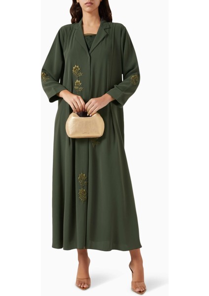 Şık Nakışlı Abaya Uzun Kollu ve Sheila ile Birlikte Rahat ve Fonksiyonel Tasarım fiyatları