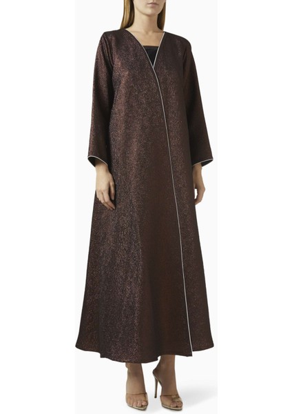 Şık Taffeta Açık Kaban Zarif Detaylarla Göz Alıcı Günlük ve Özel Gün Kullanımı Için Ideal