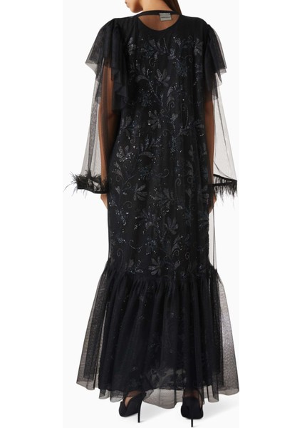 Şık Tül Abaya Takımı ile Zarif ve Modern Tasarım Huzurunu Yaşayın modelleri