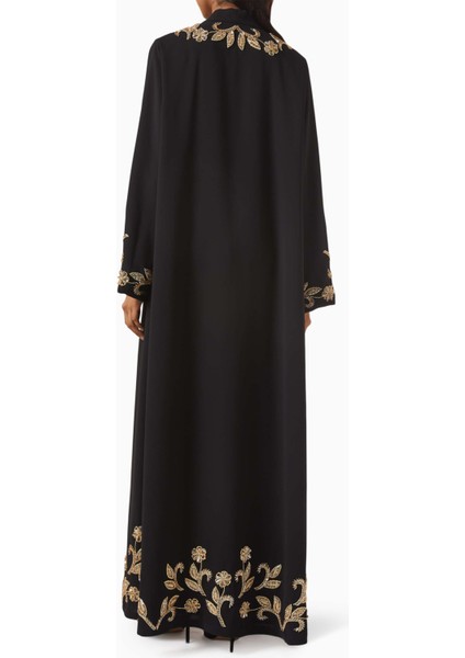 Şık Çiçek Nakışlı Abaya Rahat Tasarım ve Modern Dokunuş ile Göz Alıcı Kombinler Için Ideal modelleri