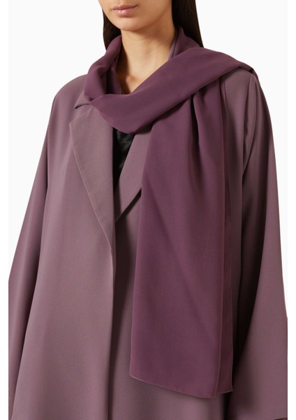 Modern Minimalist Notched Collar Abaya Uzun Kollu Aline Silueti ile Şıklığı Yansıtıyor fırsatları