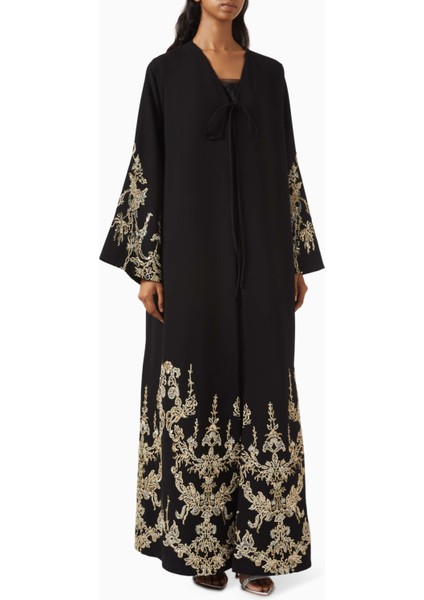 Şık Işlemeli Abaya Konforlu Tasarım ile Günlük ve Özel Günler Için Ideal Seçim
