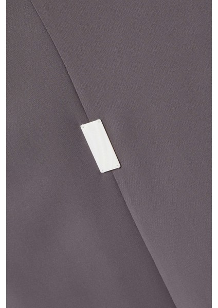 Modern Minimalist Notched Collar Abaya Uzun Kollu Aline Silueti ile Şıklığı Yansıtıyor indirimleri