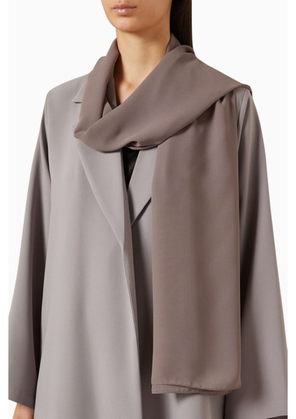 Modern Minimalist Notched Collar Abaya Uzun Kollu Aline Silueti ile Şıklığı Yansıtıyor fırsatları