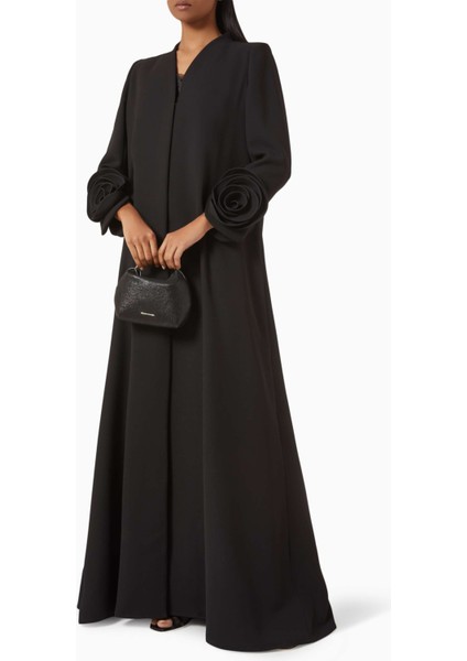 Modern 3D Floral Aplikeli Abaya Zarif Silhouette ve Estetik Doku ile Şıklığı Yansıtıyor fiyatları