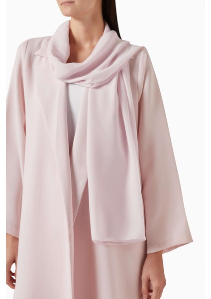 Modern Minimalist Notched Collar Abaya Uzun Kollu Aline Silueti ile Şıklığı Yansıtıyor indirimleri