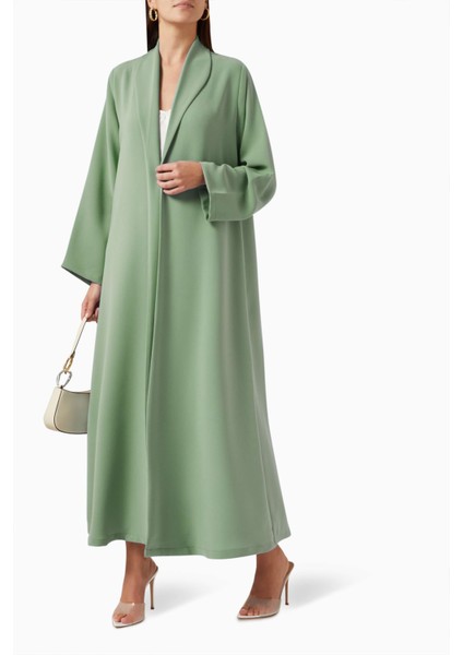 Şık Yaka Detaylı Uzun Abaya Modası Için Hafif Krepe Kumaş Tasarım fiyatları