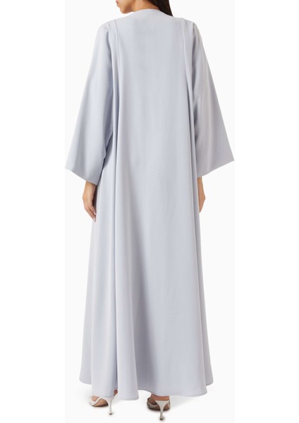 Şık Abaya Takımı Ince Işlemelerle Modern Stil Için Ideal Seçim modelleri
