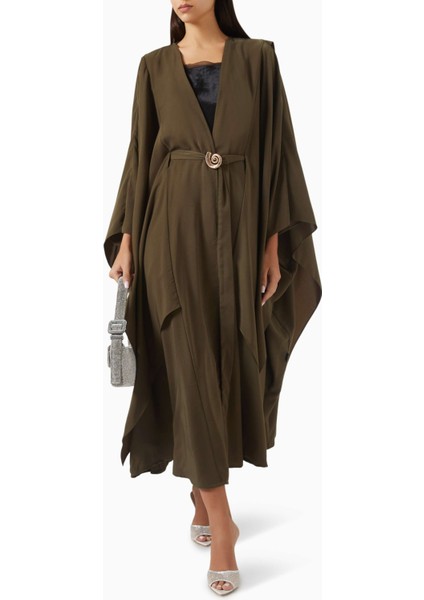 Ayarlanabilir Bel Kemeri ve Kaftan Kollu Abaya ile Sheila Hedersiz Şıklık ve Rahatlık fiyatları