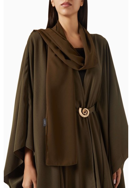 Ayarlanabilir Bel Kemeri ve Kaftan Kollu Abaya ile Sheila Hedersiz Şıklık ve Rahatlık fırsatları