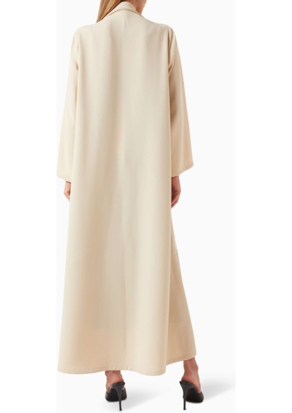 Zarif A Kesim Notch Yaka Abaya Rahat ve Şık Tasarım ile Günlük Kullanım Için Ideal modelleri