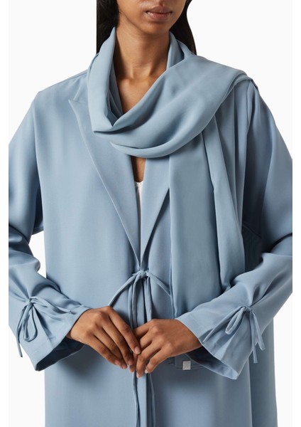 Konforlu ve Şık Tie-Up Peak Lapel Abaya ile Zarafetinizi Yükseltin fırsatları