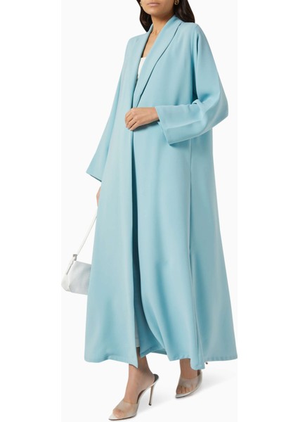 Şık Yaka Detaylı Uzun Abaya Modası Için Hafif Krepe Kumaş Tasarım fiyatları