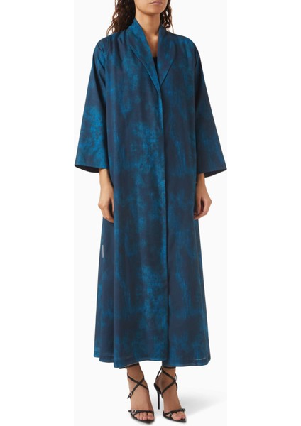 Modern Tasarımlı Baskılı Pamuk Abaya Rahat Şıklık Için Ideal Seçim