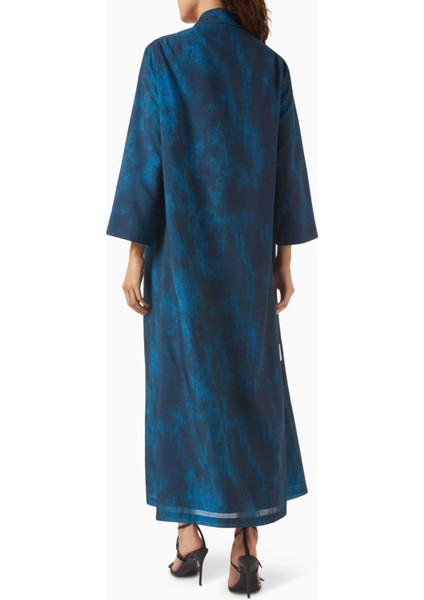 Modern Tasarımlı Baskılı Pamuk Abaya Rahat Şıklık Için Ideal Seçim modelleri