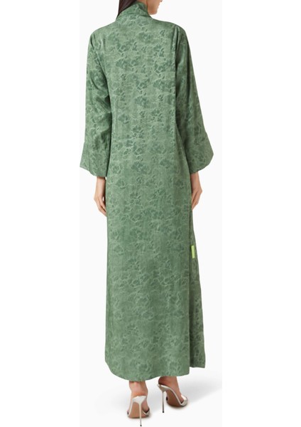 Şık ve Rahat Abaya Yüksek Yaka Bağlama Detaylı Uzun Kol Viskon Modelleri modelleri