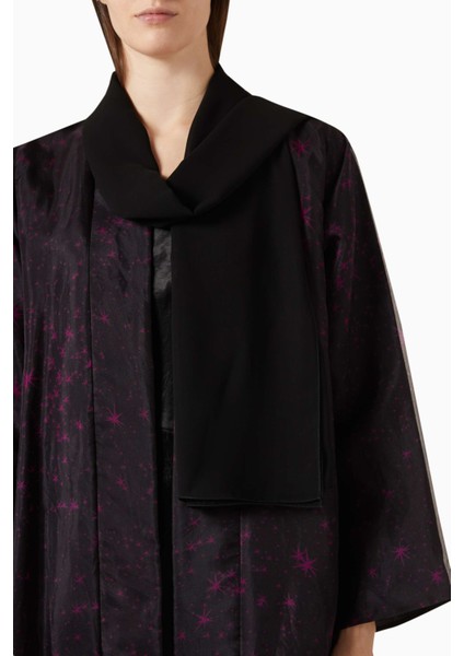 Lüks Tasarım ile Modern Dokunuş Star Desenli Abaya ve Sheila Seti fırsatları