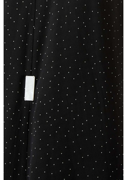 Şifon V Yaka Desenli Abaya ile Günlük ve Şık Tarzınızı Yükseltin indirimleri