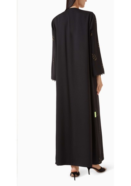 Şık Loop Detaylı Georgette Abaya Akşam ve Günlük Şıklık Için Ideal Tasarım modelleri