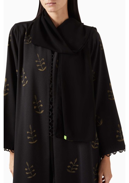 Şık Loop Detaylı Georgette Abaya Akşam ve Günlük Şıklık Için Ideal Tasarım fırsatları