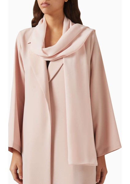 Modern Minimalist Notched Collar Abaya Uzun Kollu Aline Silueti ile Şıklığı Yansıtıyor fırsatları