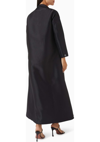 Şık A-Line Abaya Kaban Ince Dikiş ve Aksesuarlı Tasarım ile Şıklığınızı Tamamlayın modelleri