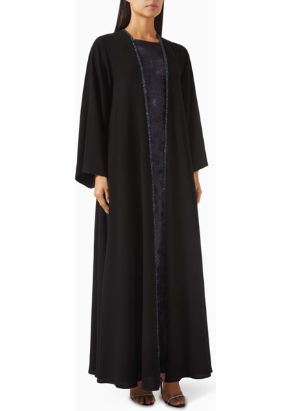 Şık Abaya Takımı ile Ramazan Etkinliklerinizi Özel Kılın 3 Parça Krepon Set