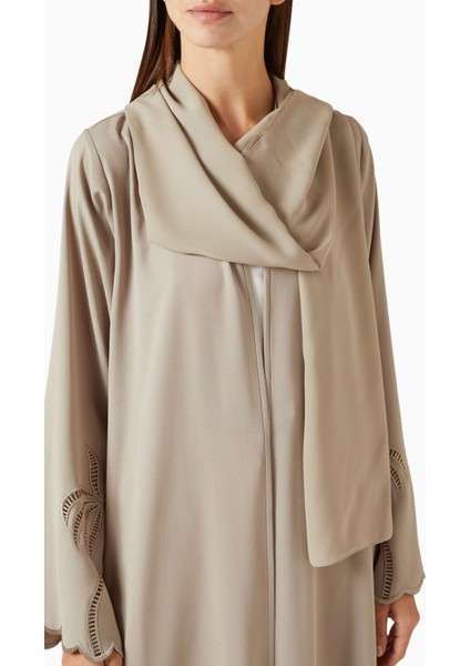 Lüks Konfor ile Tasarlanmış Palm Işlemeli Georgette Abaya Modası fırsatları