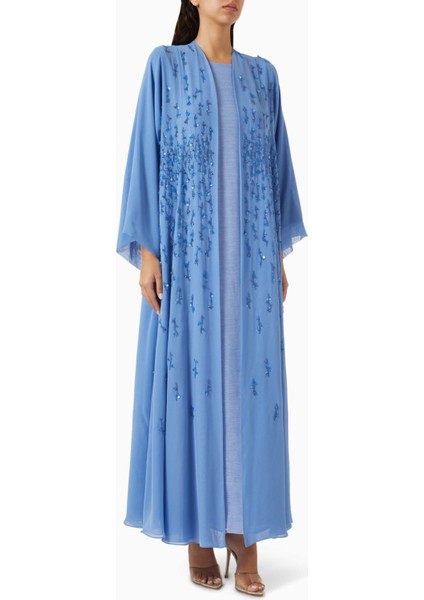 Şık Dantel Detaylı Abaya Seti Ile Zarif Modest Giyim Deneyimi