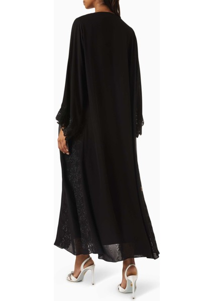 Dantel Işlemeli Rahat Abaya Modern Kadınlar Için Şık ve Pratik Seçenek modelleri