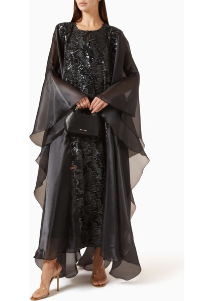 Şık Payetli Abaya ve Sheila ile Rahat ve Zarif Görünüm fiyatları