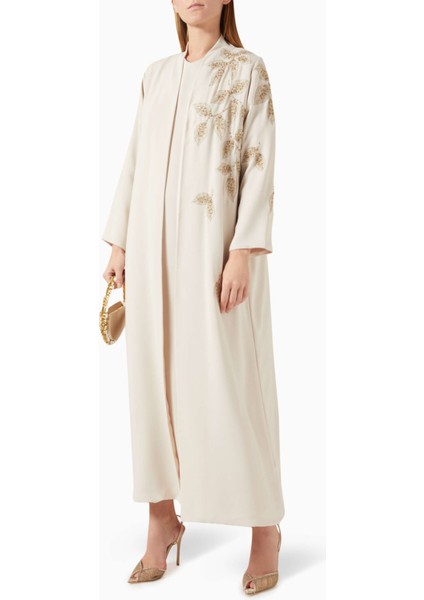 Şık ve Rahat Krep Abaya Bead Aksesuar Detaylarıyla Modern Kadın Için Ideal Seçim fiyatları