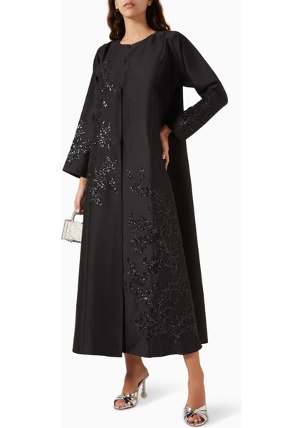 Şık Payet Detaylı Abaya Uzun Kollu ve Sheila Ile Konforlu Tasarım fiyatları