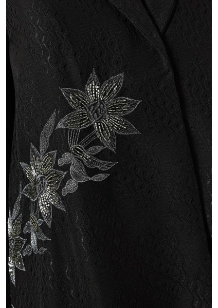 Şık Nakışlı Abaya | Uzun Kol ve Sheila Ile Konforlu Kullanım Için Tasarlandı indirimleri