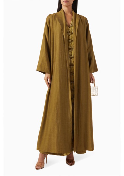 Konforlu Pamuklu Abaya Şık Drape ve Düğme Detayı ile Günlük ve Özel Günler Için Ideal fiyatları