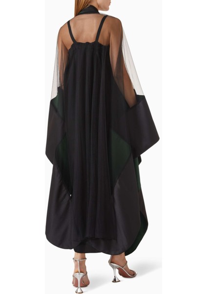 Organza Abaya Taş Süslemeli Şık Tasarım Pratik Ön Kapama ile Rahat Kullanım modelleri