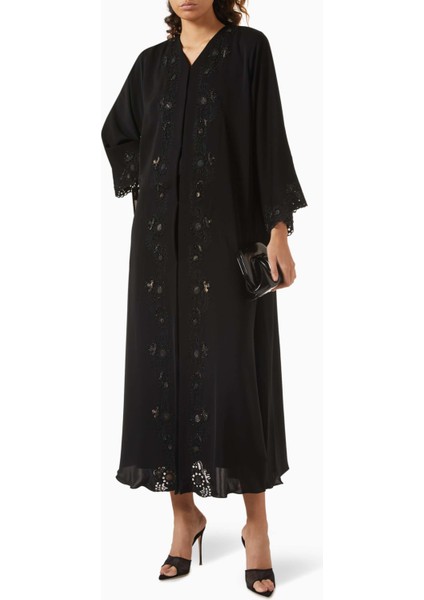 Bead ve Laser Nakışlı Abaya Zarafetin ve Sanatın Buluştuğu Eşsiz Tasarım fiyatları