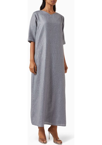 Kullanışlı Oversized Nakışlı Abaya Seti Vücuda Uygun Rahat Şıklık Için Ideal fırsatları