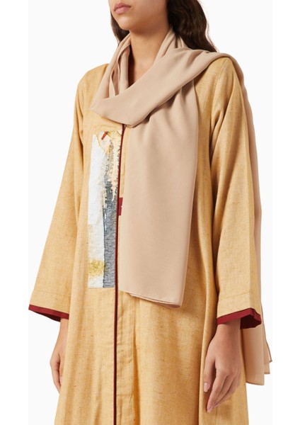 Modern ve Şık Art Patch Abaya ile Zarif Gücünüzü Yansıtın fırsatları