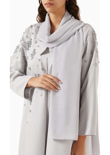 Fonksiyonel ve Şık Drape Yapısı ile Boncuk Süslemeli Abaya Modası fırsatları
