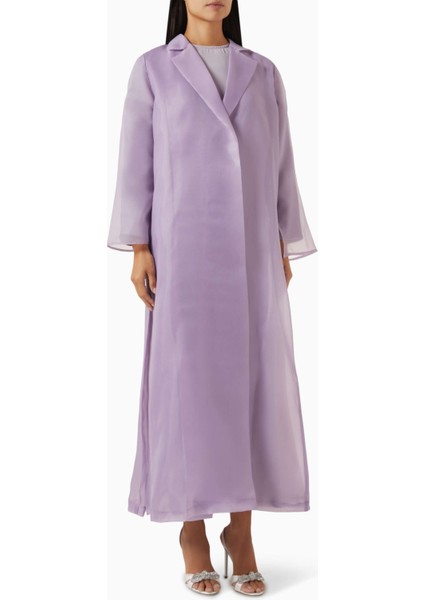 Şık Gece Abaya Seti Organza ile Zarafet ve Rahatlık Bir Arada