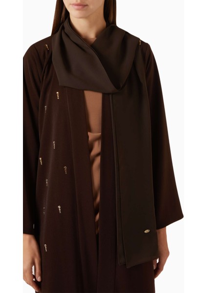 Şık 3 Parça Abaya Seti Açık Ön Detaylı Düşük Eğimli Kumaş Konforlu Kullanım fırsatları