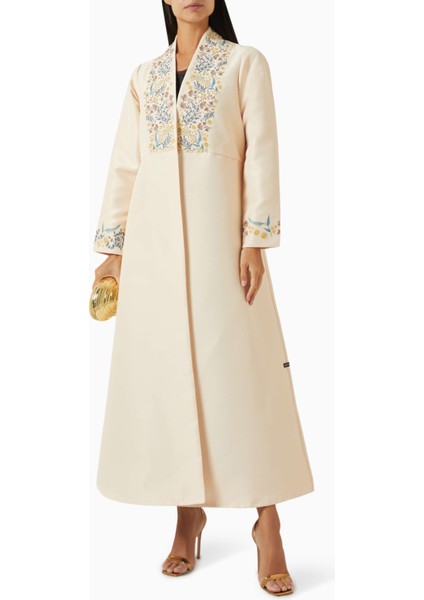 Şık Kolları Nakışlı A-Line Abaya ile Günlük Modest Tarzınızı Tamamlayın fiyatları