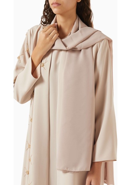 Krepe Kumaşlı Boncuk Detaylı Abaya Modern Kadınlar Için Konforlu Şıklık fırsatları